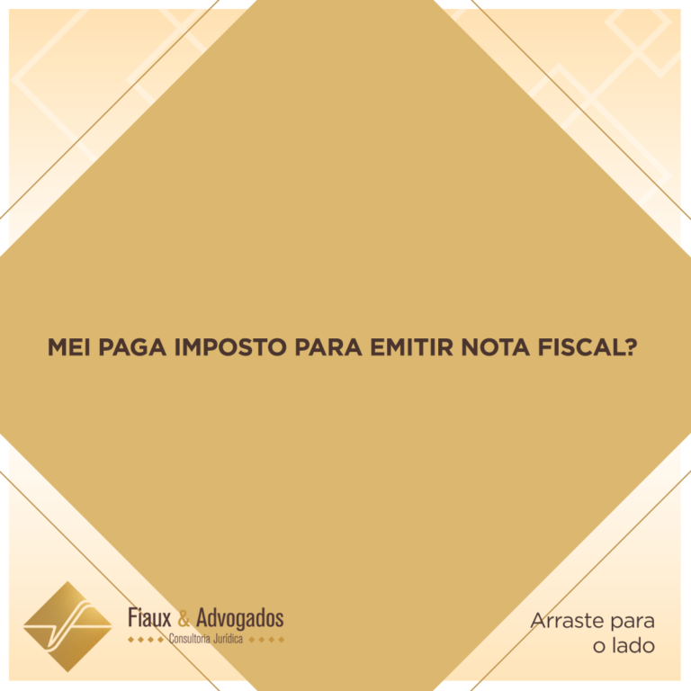 MEI paga imposto para emitir nota fiscal?