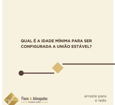 Qual é a idade mínima para ser configurada a união estável?