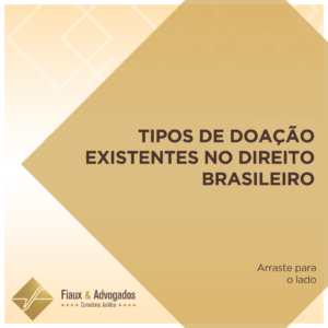 Tipos de doação existentes no Direito brasileiro