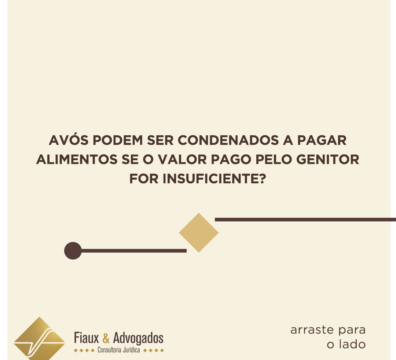 Avós podem ser condenados a pagar alimentos se o valor pago pelo genitor for insuficiente?